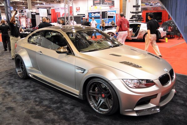sharpdsigns's tweet image. Matte silver BMW