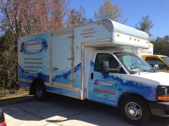 sharpdsigns's tweet image. Best Restoration truck wrap