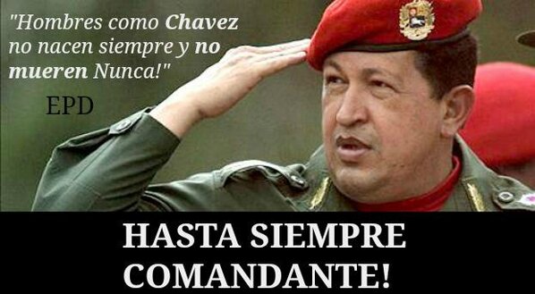 corderoboris's tweet photo. Tremenda pérdida la de Hugo Chávez. http://t.co/5SMhvQ2ZVt