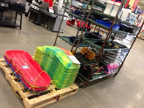The <a href="/Lowes/">Lowe's</a> on Rohrerstown Rd is prepared for the #Snowquester with salt and sleds, are you?