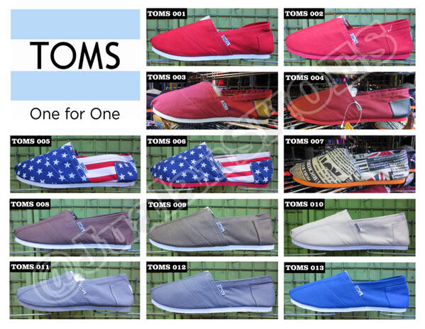 JualanSHOES's tweet photo. TOMS STANDARD | TOMS 001-013 | Price 125k | Size 39-43 | INFO dan ORDER Hub. 0857-1725-1823 http://t.co/py9mYgyFIP