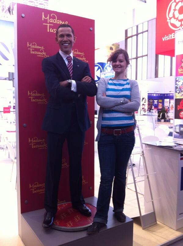 DieFruehstarter's tweet photo. #Barack Obama und ich auf der Internationalen Tourismusbörse #ITB (aw) http://t.co/ZBxdPMHZq2