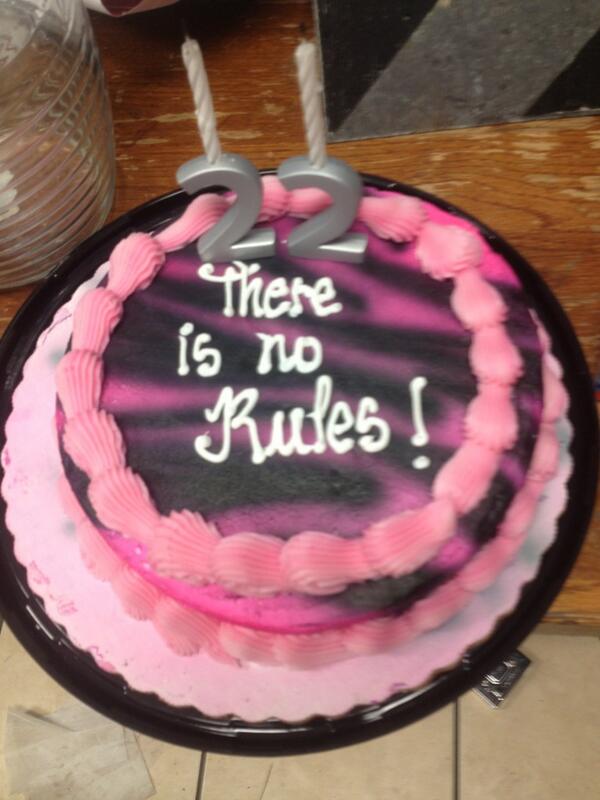 m_scott_mayeaux's tweet image. My birthday cake from @Kathryn_Marie13 and @Frat_Nasty500 #lovedit #incorrectgrammar
