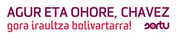 SortuLaudio's tweet image. #Chavez, zu sortu zinen enbor beretik sortuko dira besteak!!