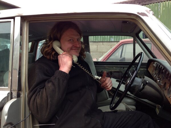 Lord Bobby on the rollers blower :)