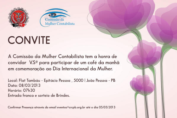 crcparaiba's tweet photo. CRCPB promove café da manhã em homenagem ao Dia Internacional da Mulher http://t.co/jSKMIjQ5g6