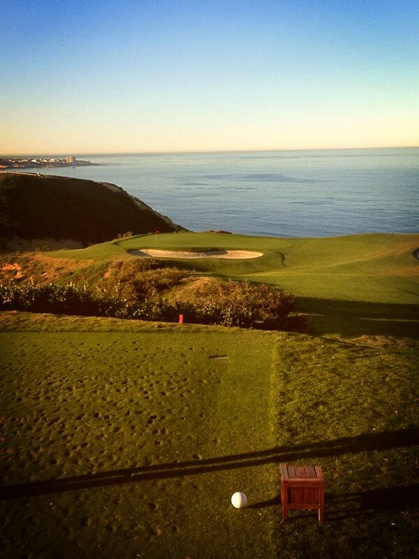 Par 3 3rd at #torreypines. #beautiful