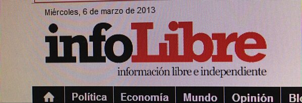_infoLibre's tweet photo. Ya falta menos para que podáis leer #infoLibre. Aquí tenéis un pedacito! ;) http://t.co/J3uCqK1XND