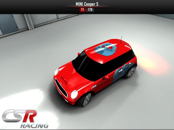 MisterValle's tweet photo. I just got a Roboto decal in #CSRRacing for iPad #paintjob. Get it FREE! http://t.co/RBPBZxRjQa http://t.co/5PZR9JsDtj