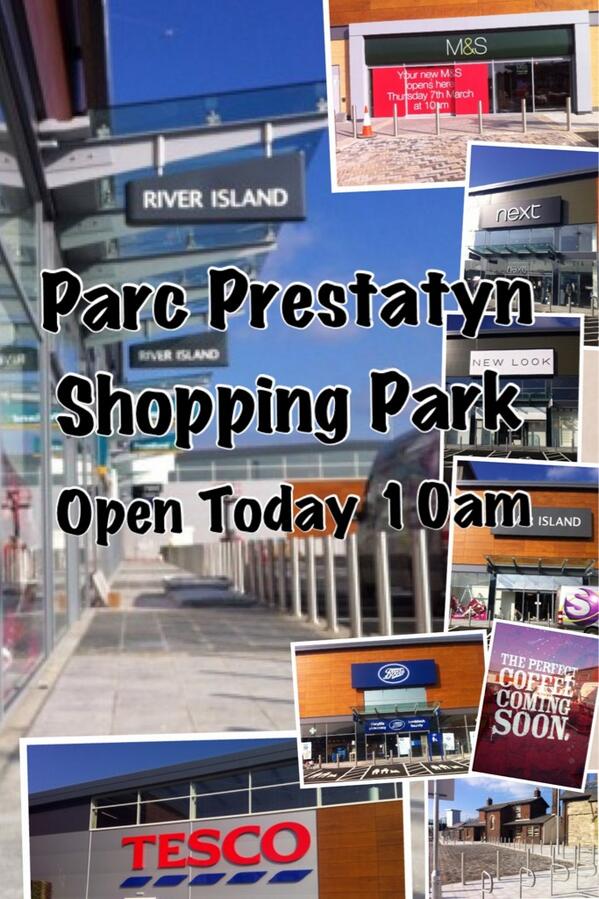 ParcPrestatyn's tweet image. #parcprestatyn opening today 10am see you all there retweet to spread the #amazingchanges coming to prestatyn