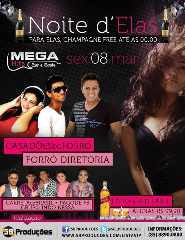SextaUniv's tweet photo. Sexta no Mega Hits noite D'elas com @Casadoes_ e muito mais. + Champagne Liberado para ELAS ate meia noite. RT  http://t.co/2SNdSSJhUK