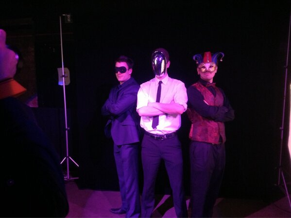 XX_Events's tweet photo. The Green Lantern, Slenderman and the Joker arrive! #MasqueradeParty http://t.co/XepAy9Zd1i
