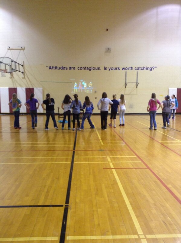 OMSPE's tweet photo. "Just dancing" in class today #gottalove6thgraders http://t.co/eLP0QYhlYm