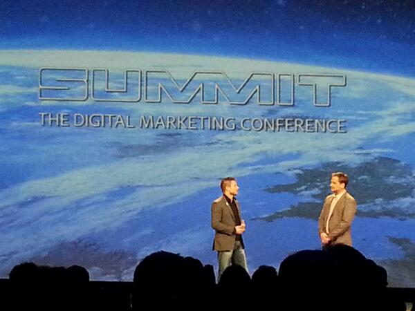 alihtaba's tweet photo. Space Jumper Felix Baumgartner at Adobe Summit. So cool! http://t.co/1No5sWmVcN