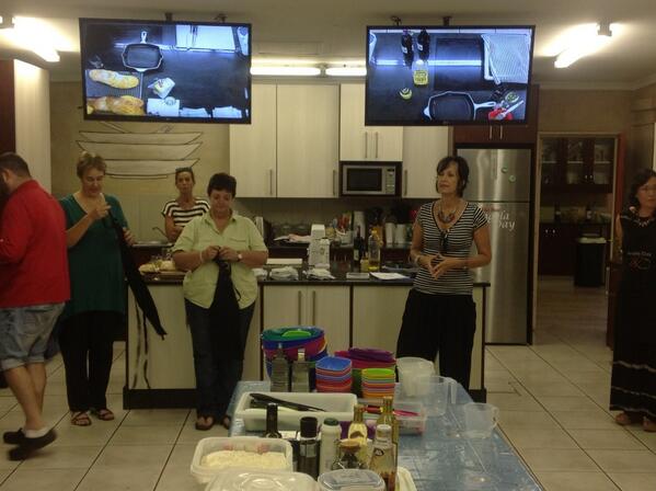 4x4dave's tweet photo. The start of the @grannymousesa cooking cause at @angelday with executive chef Even. http://t.co/j0ReZYxmJu