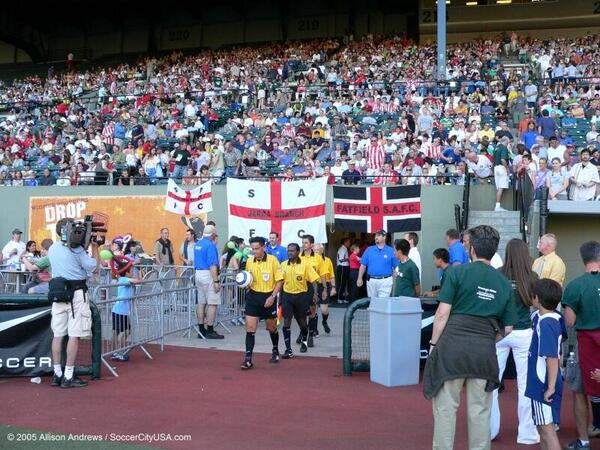 SAFCAway's tweet photo. Portland Timbers, pre season 2005 #SAFC http://t.co/Ic12oq2xM5