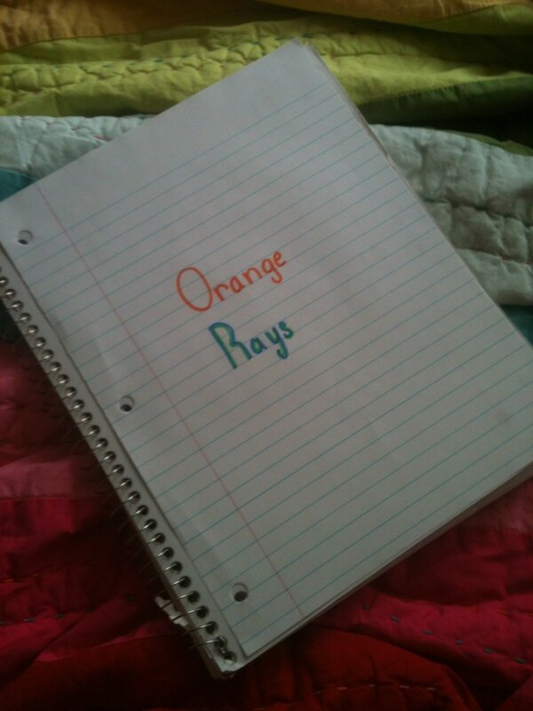 cheerlove143's tweet photo. Anyone have lines from music or quotes I could put on it for orange rays #tweetback http://t.co/r6T2r5Lj78