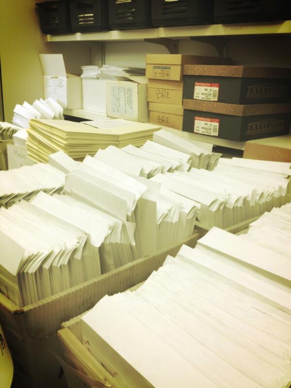 andrw_marshall's tweet photo. @USPS better be ready because @PugetSoundMrsK and awesome #operationsstaff are ready to send Acceptance Packets out! http://t.co/JgZBSOmTHc