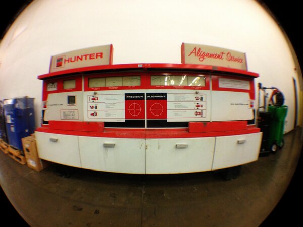 #throwbackthursday Hunter Engineering alignment system from the early 1970's