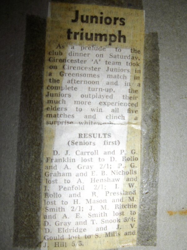 Gunnergray63's tweet image. Cirencester A team V Cirencester Juniors 1980  off Scratch mind you 5 off our Junior team also playing in A team then
