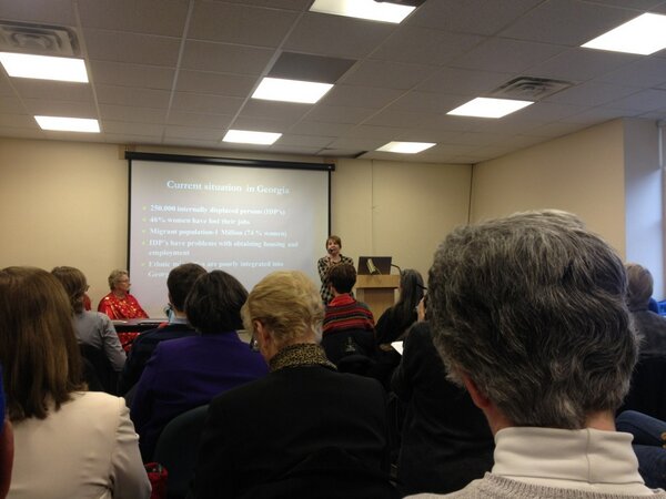 JulieTam3's tweet photo. @VGIF side panel event #csw57 http://t.co/qYnnyvXf6D