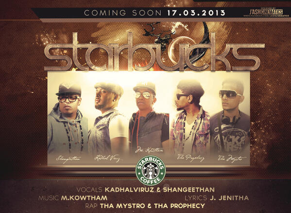 MKowtham's tweet photo. Starbucks Offical Poster Released !
@Kadhalviruz @thaprophecy06 @ShangeeVocalist @ThaMystro_GJ http://t.co/xMsXwxrQDu