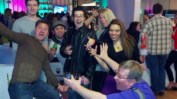 Crazy pic with at @iamjasonn @storyofastartup @chrispirillo @superben @Amandablain & other cool people! #swswi