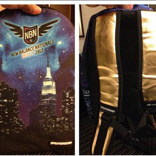 Bags have gold straps #NBIN