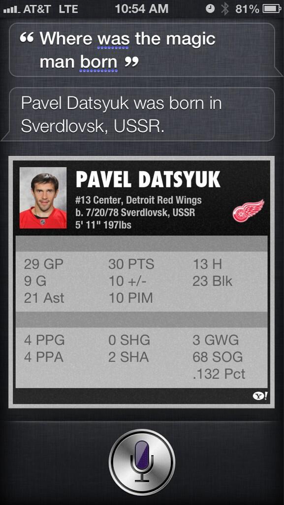Datsyuk13's tweet photo. Lol. Thanks to Siri and Apple Corporation. You guys are hilarious. http://t.co/fqHcizgkh1