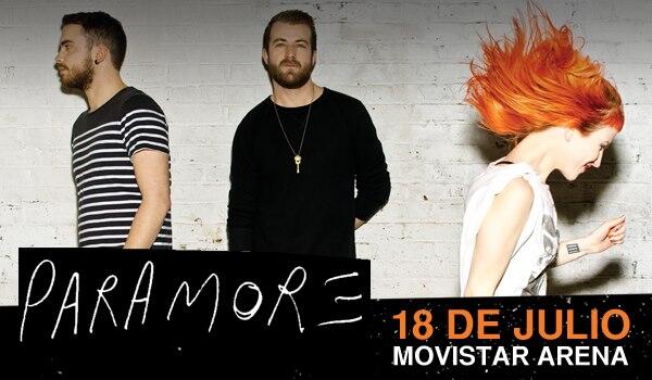 FTparamore's tweet image. Confirmed by Warner Music: Paramore returns to Chile for the third time this July 18 at the Movistar Arena.