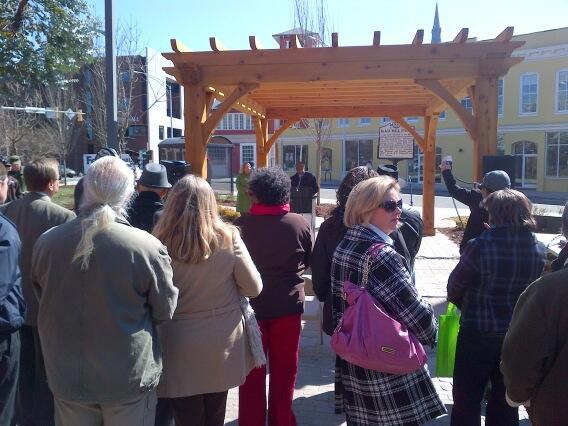 Arbor Day celebration going on now Mangum &amp; Parrish