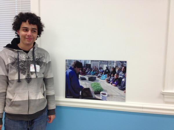 TeachAgBmore's tweet photo. Check out @AcevedoJosh at the great Kids Farm #GardenSummit2013 http://t.co/UP7MxKuVGJ