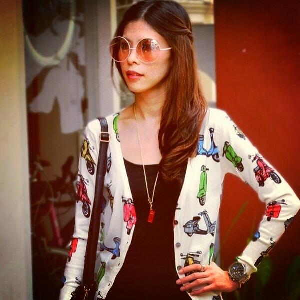 TagStyleSg's tweet image. Bringing to you the perfect Vespa cardigan that  adds color to your life! Keep a lookout for our new launch next Fri!