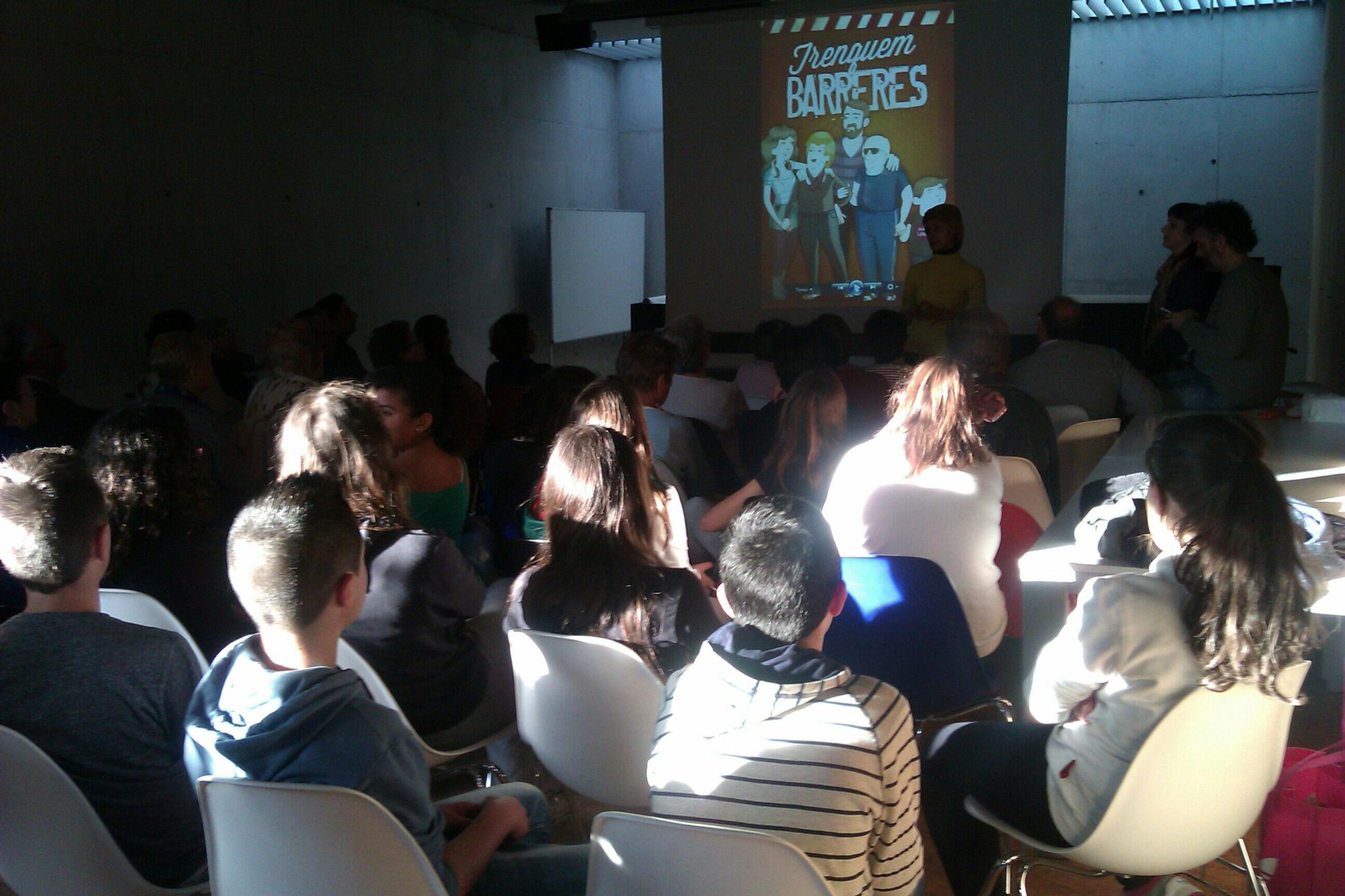 Moment del Taller "Una mirada positiva cap a l'envelliment"