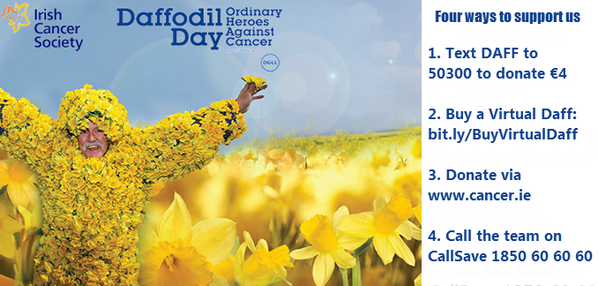 Bad weather has had a terrible impact on #DaffodilDay. If you can, please support us in any of these ways: