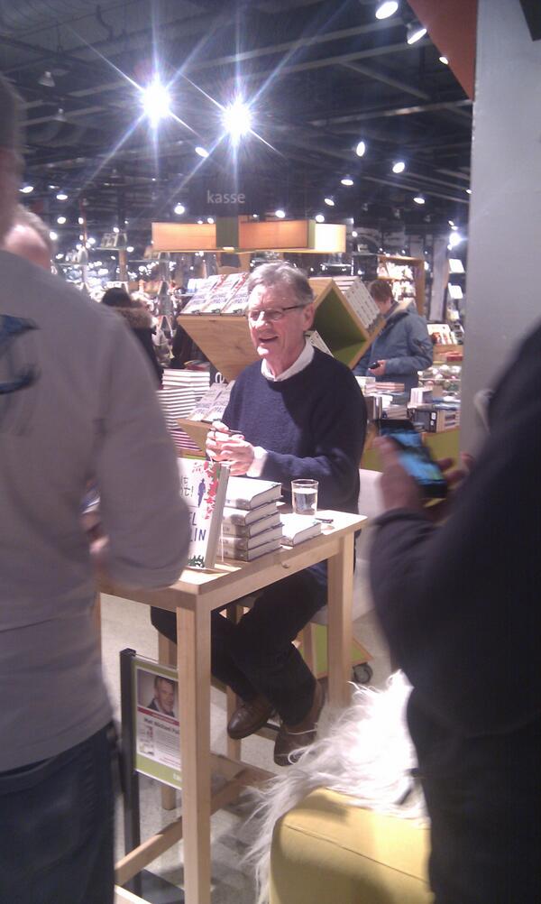 Michael Palin er på Tanum! #starstrucked