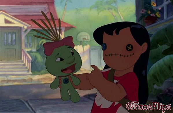 FaceFlips's tweet image. Lilo and Stitch