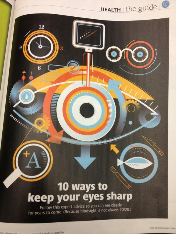 Eye_Strained's tweet photo. Check out this month's @RealSimple "10 Ways to Keep Your Eyes Sharp". Our medical advisor @JustinBazan is featured! http://t.co/zdn1pbSHW4