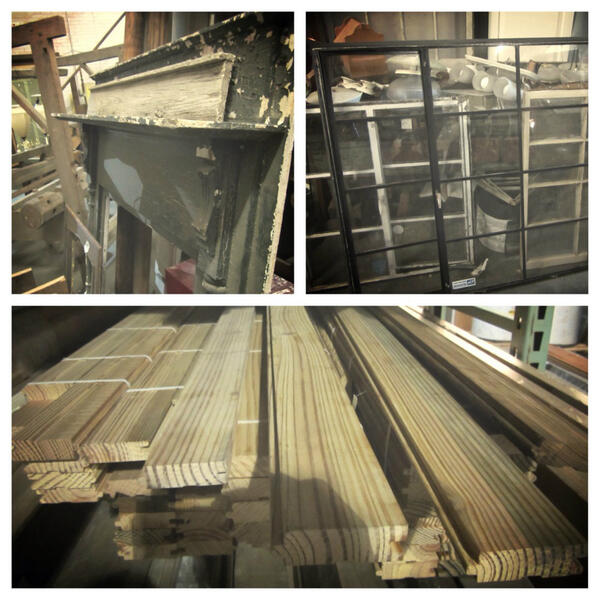 TrinDesignBuild's tweet image. We had a great time sifting through recycled materials at The ReUse Warehouse in Durham today!