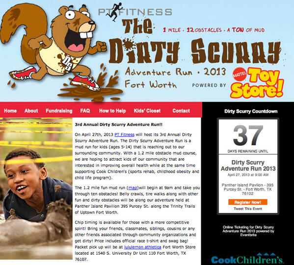 PerfectFoodsCo's tweet photo. Look for The Perfect Waffle being baked fresh at this years Dirty Scurry Adventure Run benefiting Cooks Children's. http://t.co/0ikm15yu4B