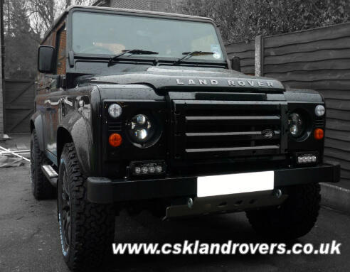 90 in for the CSK treatment, LED Lights,LandyGlass + loads more  #CSKLandRovers #LandRoverDefender #LandRoverTuning