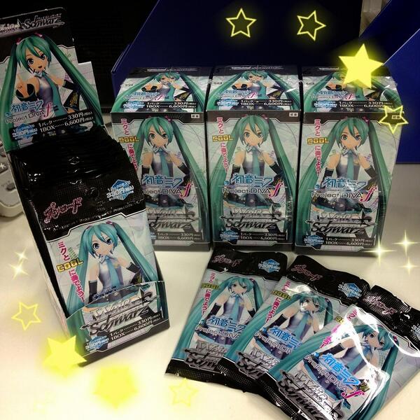 3月30日(土)発売ヴァイスシュヴァルツ「初音ミク -Project DIVA- f