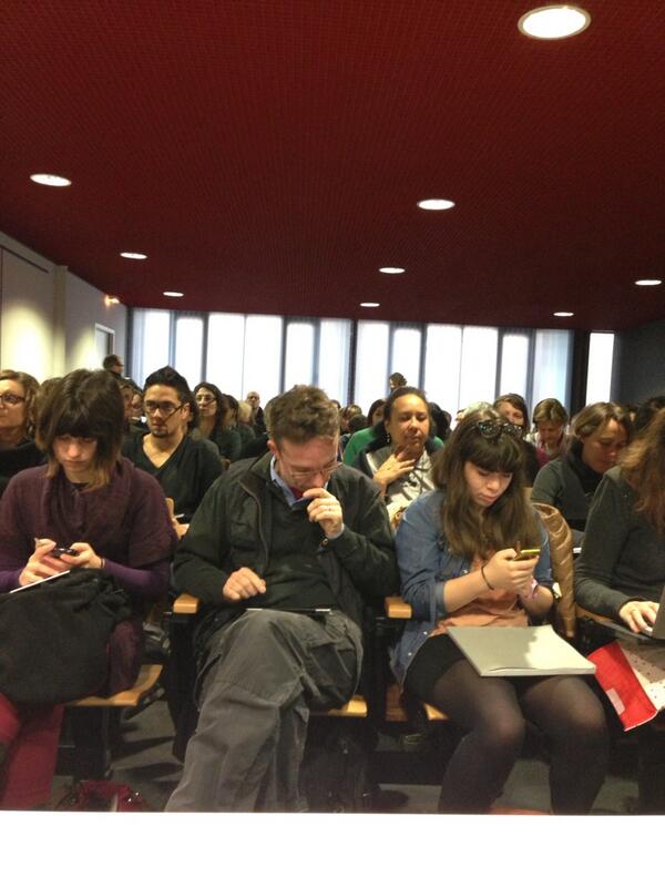 camillejourdain's tweet photo. La salle est pleine... Début de la première conférence dans quelques instants #JCW http://t.co/gGw4X4TthE