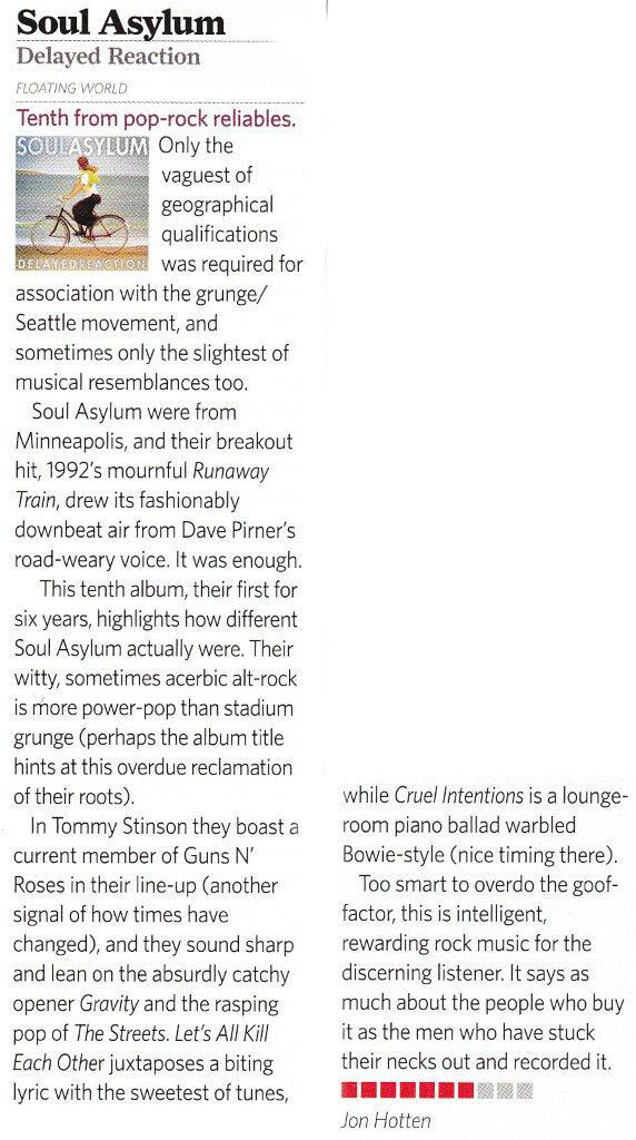 floatingwrecord's tweet photo. Classic Rock album also reviewed Soul Asylum... Check it out here!!! @soulasylum http://t.co/3msI6B1PhM