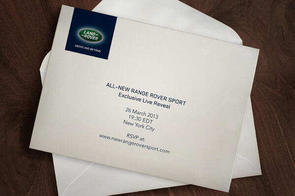 Only six days to go until the reveal of the #NewRangeRoverSport. Request your invite at newrangeroversport.com