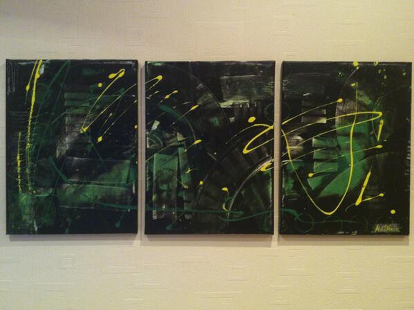 OsheasProArt's tweet photo. Abstract painting by: Aaron O'shea http://t.co/sBaDUDmOfK