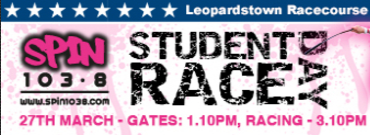 spin1038's tweet photo. Wanna win tickets for you and 3 mates to #SpinStudentRaceDay?! Just RT to be in with a chance!! http://t.co/6Joe0hIlgb