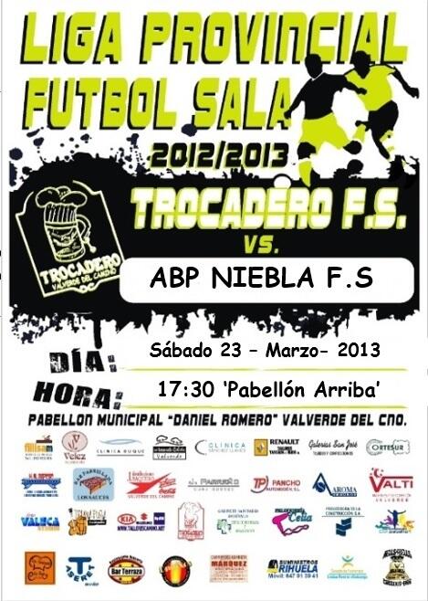 Trocaderofs's tweet photo. Vuelve el Trocadero F.S a jugar en casa ante un rival directo...Necesitamos vuestro apoyo... http://t.co/7BcZ6Gdq9r
