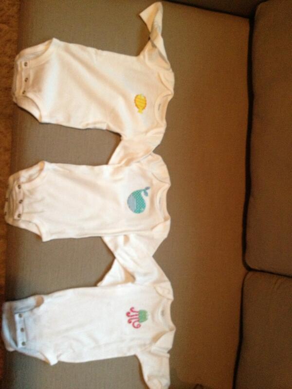 staceygresham's tweet image. DIY onsies