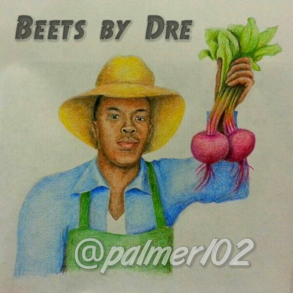 palmer102's tweet image. I bet @SnoopDogg &amp;amp; @RealSway don't even have these new #beatsbydre yet! Or should I say #beetsbydre? #funart #drawing